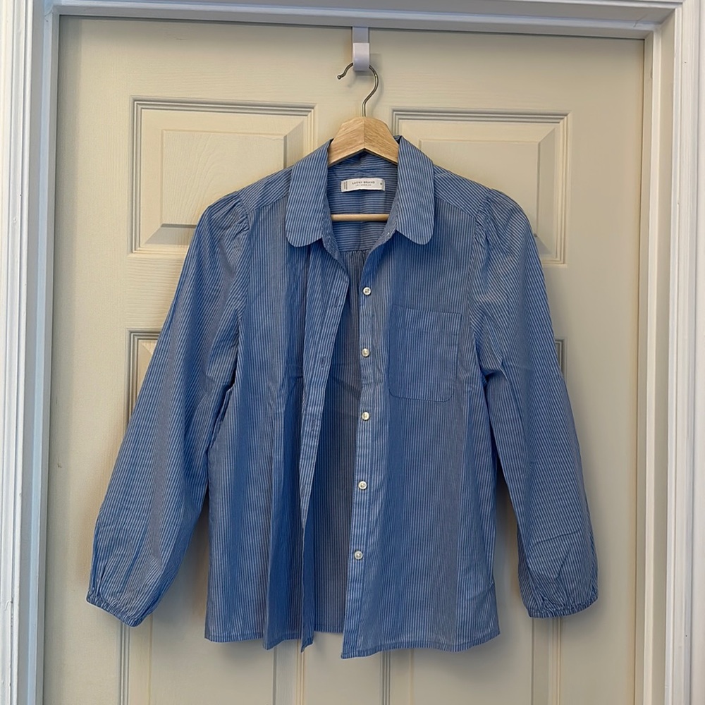 Lucky brand Peter Pan collar button down shirt
